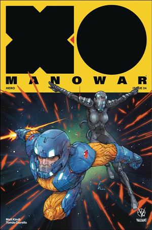 X-O Manowar (2017) issue 24 Kenneth Rocafort Cover