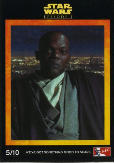 Star Wars: Episode I The Phantom Menace Kentucky Fried Chicken AUS (Promo) card 5/10 Mace Windu