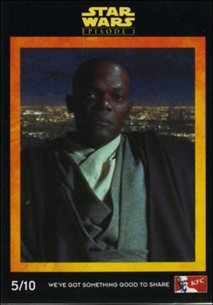 Star Wars: Episode I The Phantom Menace Kentucky Fried Chicken AUS (Promo) card 5/10 Mace Windu