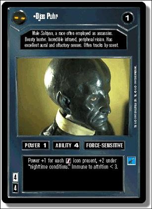 Star Wars: Premiere Limited (Base Set) card 2 Djas Puhr