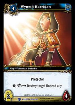 World of Warcraft: Heroes of Azeroth (Base Set) card 224 Wyneth Harridan