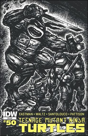 Teenage Mutant Ninja Turtles (2011) issue 50-E Jack Kirby & Kevin Eastman 1:10 Cover