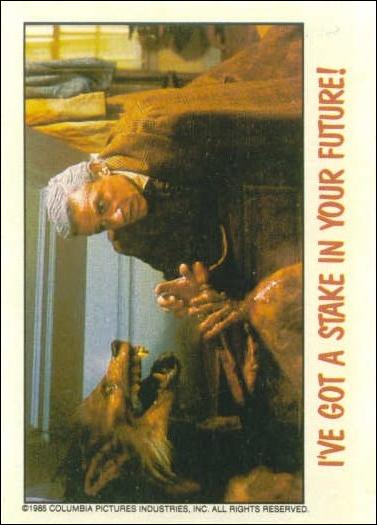 Fright Flicks (Base Set) card 17 "I've got a stake in your future!"
