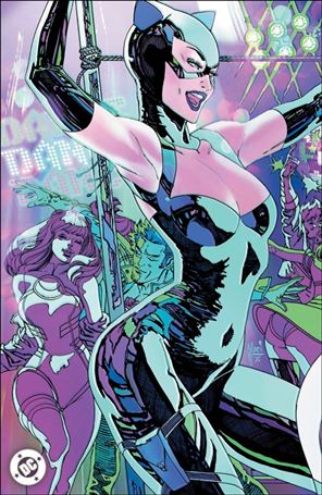 Gotham City Sirens: Unfit for Orbit issue 1-E Guillem March Foil Virgin Cardstock Cover