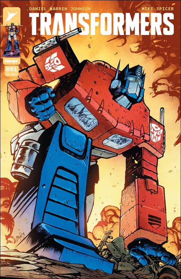 Transformers (2023) issue 1 Daniel Warren Johnson Cover