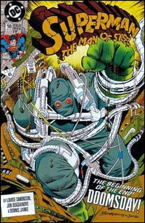 Superman: The Man of Steel issue 18-D Orange & Red Logo Cover (4th Printing)
