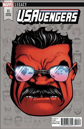 U.S.Avengers issue 11-C Mike McKone 1:10 Headshot Cover