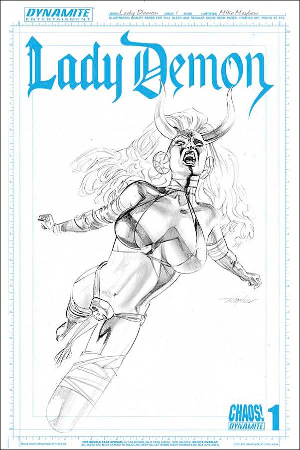 Lady Demon (2014) issue 1-L Mike Mayhew 1:50 Artboard Cover