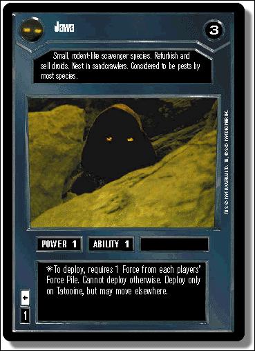 Star Wars: Premiere Limited (Base Set) card 6 Jawa
