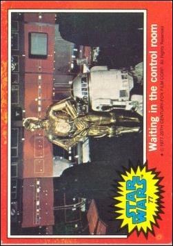 Star Wars: Series 2 (Base Set) card 77 Waiting in the control room