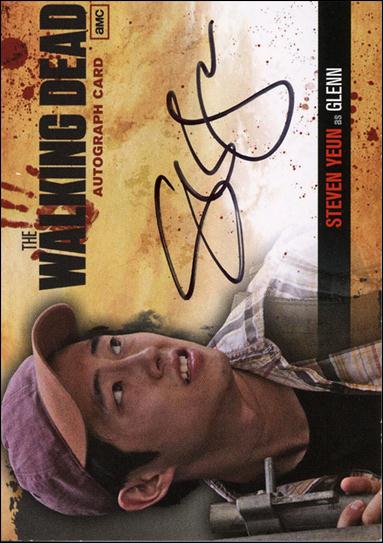 Walking Dead (Autograph Subset) card A5 Steven Yeun as Glenn