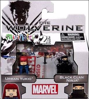 Marvel Minimates figure 154-B Urban Yukio and Black Clan Ninja