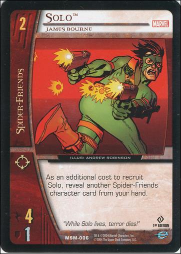 Web of Spider-Man VS System (Base Set) card 6 Solo