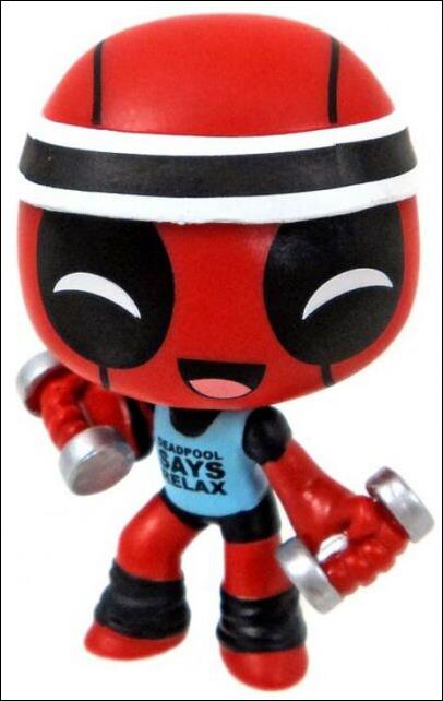 Deadpool Mystery Minis figure 13 Workout  1/24