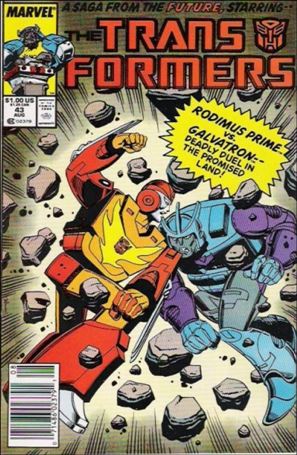 Transformers (1984) issue 43-B Newsstand Cover