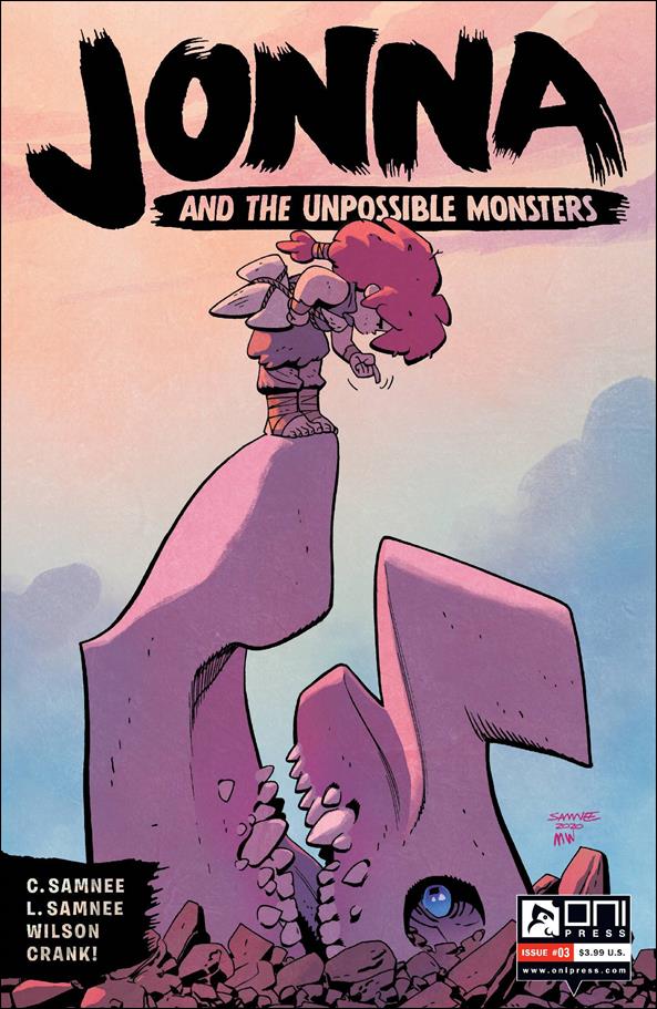 Jonna and the Unstoppable Monsters issue 3 Chris Samnee Cover
