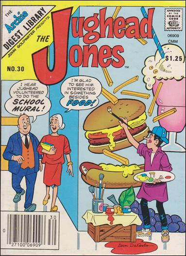 Jughead Jones Comics Digest Magazine issue 30-B Canadian Price Cover