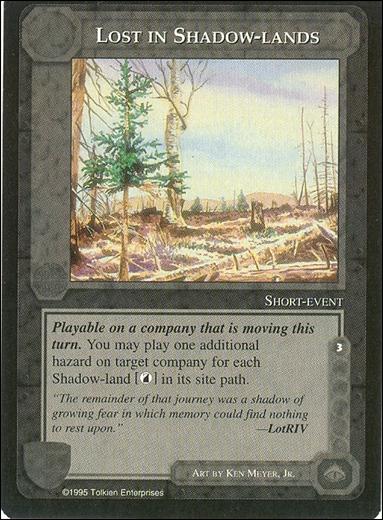 Middle-Earth: The Wizards (Base Set) card 261 Lost in Shadow-lands