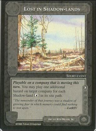 Middle-Earth: The Wizards (Base Set) card 261 Lost in Shadow-lands