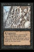 Magic the Gathering: Limited Edition Beta (Base Set) card 133 Wall of Bone