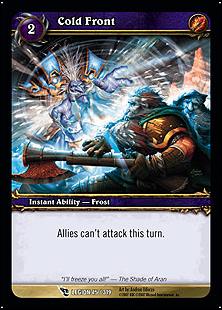 World of Warcraft: March of the Legion (Base Set) card 45 Cold Front