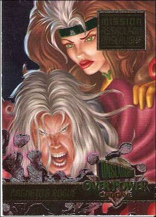 Marvel Ultra: Onslaught (Overpower Mission Powerblast Subset) card 6 Magneto & Rogue