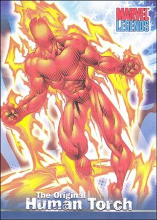 Marvel Legends (Promo) card P2 Original Human Torch