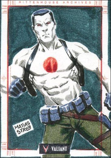 2013 Valiant Comics Preview Trading Card Set (Sketch Card Subset) card MS-03