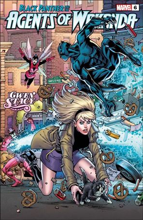 Black Panther and the Agents of Wakanda issue 6-B Todd Nauck Gwen Stacy 2020 Cover