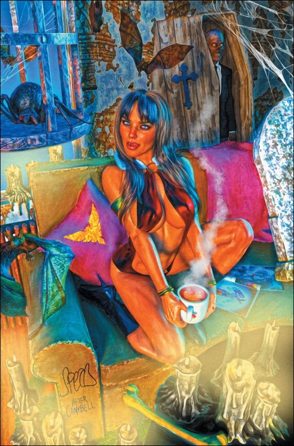 Vampirella (2025) issue 2-Y Mark Spears Foil Virgin Cover