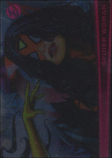 Marvel Dangerous Divas (Parallel Foil Base Set) card 24 Spider Woman