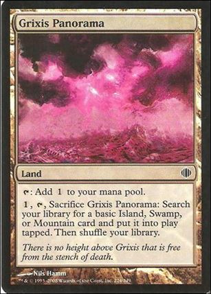 Magic the Gathering: Shards of Alara (Base Set) card 224-B Grixis Panorama (Foil)