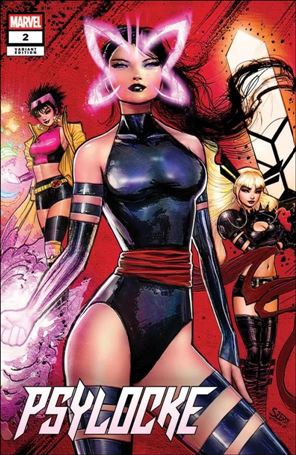 Psylocke (2025) issue 2-F Retailer Exclusive Nathan Szerdy Trade Dress Cover