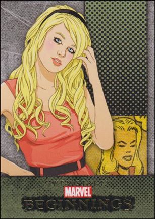 Marvel Beginnings: Series 1 (Base Set) card 66 Gwen Stacy