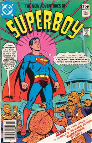 New Adventures of Superboy issue 7-B UK Price Cover