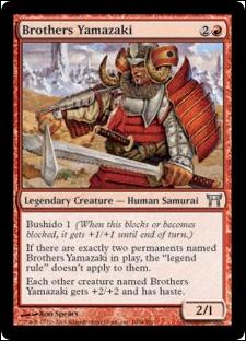 Magic the Gathering: Champions of Kamigawa (Base Set) card 160 Brothers Yamazaki