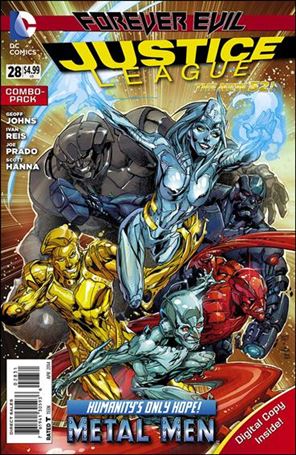 Justice League (2011) issue 28-C Unbagged Ivan Reis Cover Combo Pack