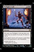Magic the Gathering: Duel Decks: Izzet vs. Golgari (Base Set) card 76 Twilight's Call