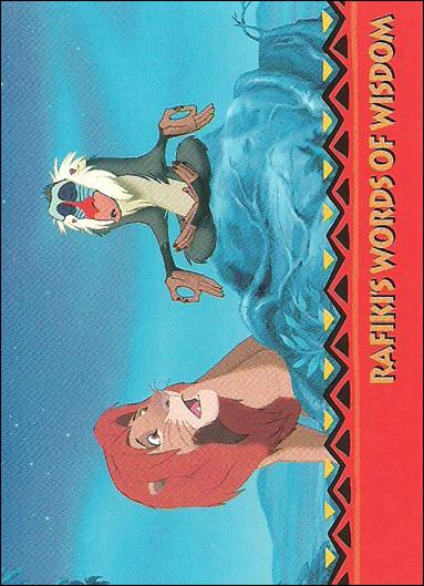 Lion King: Series II (Base Set) card 168 Asante sana squash banana.