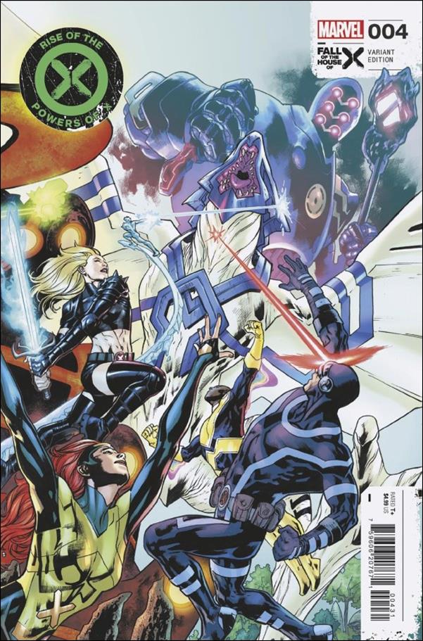 Rise of the Powers of X issue 4-B Bryan Hitch Connecting Cover