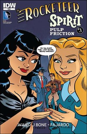 Rocketeer/The Spirit: Pulp Friction issue 3 J Bone Cover