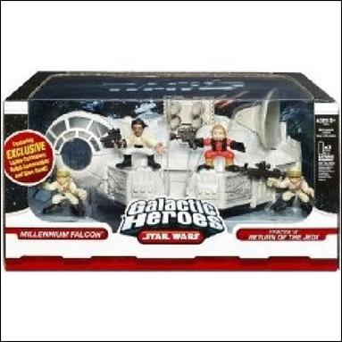 Star Wars: Galactic Heroes Cinema Scenes figure 25 Millenium Falcon (ROTJ)