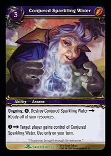 World of Warcraft: Through the Dark Portal (Base Set) card 47 Conjured Sparkling Water