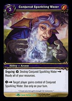World of Warcraft: Through the Dark Portal (Base Set) card 47 Conjured Sparkling Water