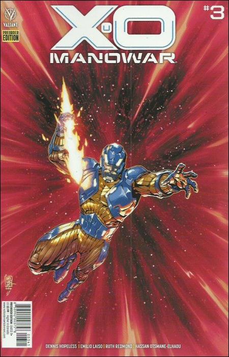 X-O Manowar (2020) issue 3-D Francesco Francavilla Pre Order Edition Cover