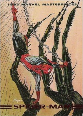 1993 Marvel Masterpieces (Base Set) card 5 Spider-Man