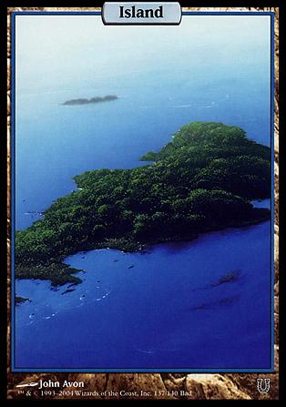 Magic the Gathering: Unhinged (Base Set) card 137 Island