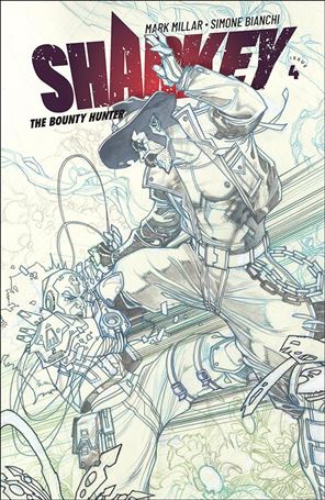 Sharkey the Bounty Hunter issue 4-B Simone Bianchi Sketch Cover
