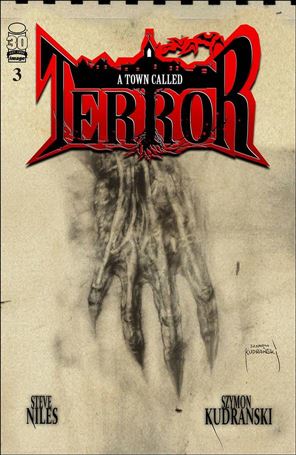 Town Called Terror issue 3-B Black & White Cover