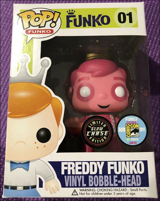 Pop! Funko - Freddy Funko figure '1'-C Freddy Funko (Frankenberry) GITD SDCC. 1/12